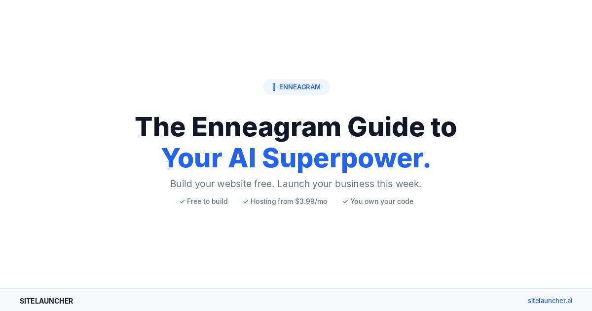 The Enneagram Guide to Finding Your AI Superpower